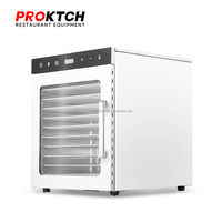 CE 10-laags voedseldroger voor thuisgebruik, droogmachine met temperatuurregeling, fruit- en groentedroger