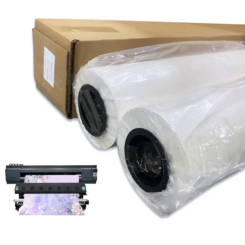 Mooie Kwaliteit Warmteoverdracht Papier Snel Droog 29G/35G/40G/50G/60G/70G/90G/100Gsm Voor Digitaal Printen Sublimatie Papierrol