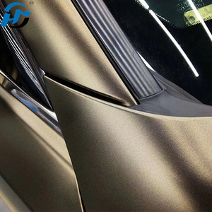 PET TPU Cast Self Repair Self Healing Pearl Metal Satén Mate Metálico Marrón 1,52x18M/5x60FT Car Wrap Vinilo 5x60FT Pegatinas para autos - Product Image 6