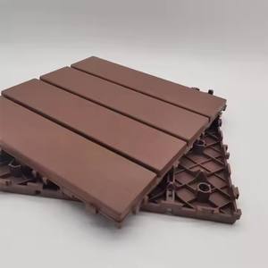 SHENGCHENG Plastic Interlocking Deck <b>Tiles</b> 12"x12"inch Waterproof Outdoor Flooring Patio Floor Exterior Balcony Decking <b>Tiles</b> - Product Image 1