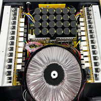 2U Profesyonel Güç Amplifikatörü 1200W 2-kanallı H Sınıfı Ses Kalitesine Sahiptir ve Sahne ve Karaoke Kullanımı İçin Uygundur.