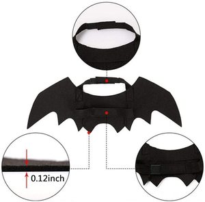 Mode Chat Vêtements Ailes <span class=keywords><strong>de</strong></span> Chauve-Souris Drôle Chien <span class=keywords><strong>Costume</strong></span> Aile Artificielle Animal Cosplay Prop Halloween Chat Chien <span class=keywords><strong>Costume</strong></span> - Product Image 4