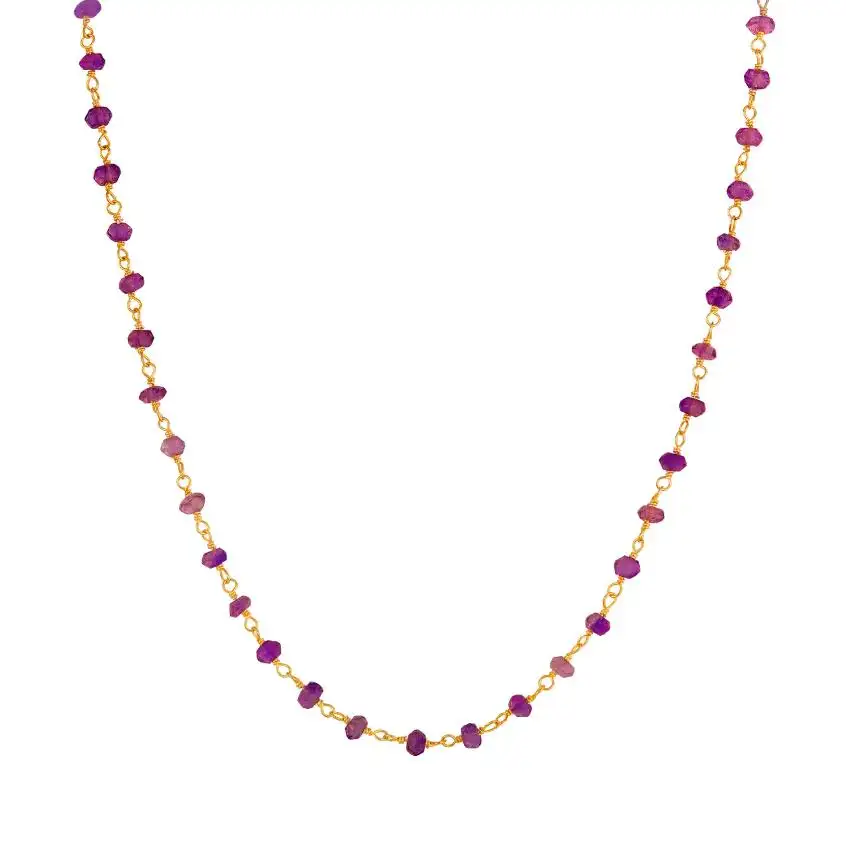 Inspire gioielli colori di lusso perline di cristallo rosario filo avvolto catena fatta a mano perline di pietra naturale rosario catena rotolo per gioielli