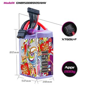 GAONENG GNB 1500MAH 30.4V 8S 120C XT60 RC LiPo <b>Battery</b> Graphene Brushless FPV 8S Freestyle Airplane Quads HeliCopter UAV - Product Image 3