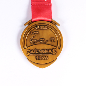 Diseña tu propia medalla personalizada de aleación de zinc, medalla de metal 3D para maratón 5K, triatlón, taekwondo, premio para finalistas de carreras deportivas con cinta. - Product Image 4