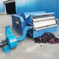 Ouvre-balle de tissu textile Machine déchiqueteuse de tissu déchets fil de laine de polyester vieux tissu coton recyclage fibre Machine d'ouverture