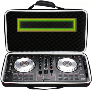 Estuche rígido clásico de EVA para controlador de <span class=keywords><strong>DJ</strong></span> <span class=keywords><strong>Pioneer</strong></span> DDJ-SB3 DDJ-<span class=keywords><strong>400</strong></span> DDJ-RB, bolsa de transporte protectora con cierre de cremallera y acolchado. - Product Image 2