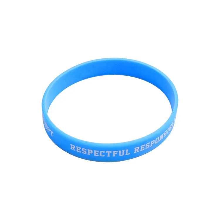 Free Design Cheap Promotional Advertising Gifts Custom Logo Decorative Rubber Band Silicone Bracelets Silicone Wristbands