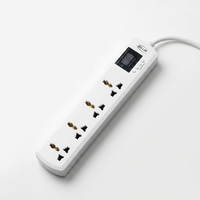 JIUJI JJSVA-FC4 Multiprise 4 prises USB avec protection contre les surtensions et réglage de la tension/courant pour réfrigérateur