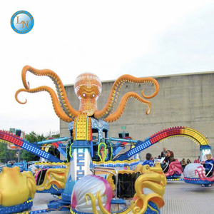 Fête <span class=keywords><strong>foraine</strong></span> Attraction Noël Parc d'attractions Rotary Game Fairground 30 Places Crazy Dancing Fly Big Octopus Rides à vendre - Product Image 1
