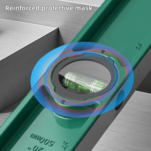 Hoogprecisie volledig aluminiumlegering massief gegoten industriële kwaliteit multifunctionele decoratieve liniaal met sterke magnetische waterpas - Product Image 6