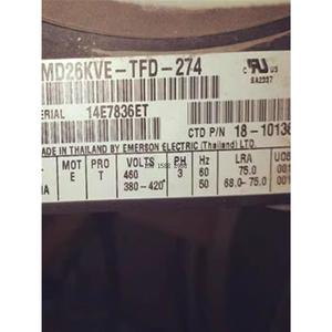 Compresseur de réfrigération HYZL ZM18K4E TFD 977 460V 3 phases 60Hz Utilisation industrielle - Product Image 2