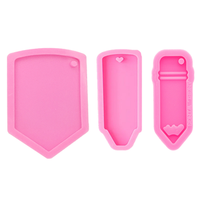 Dy0152 sáng bóng Crayon Keychain khuôn <span class=keywords><strong>DIY</strong></span> bút Epoxy nhựa Silicone bút chì khuôn mẫu, sô cô la fondant Sugarcraft khuôn <span class=keywords><strong>DIY</strong></span> bánh - Product Image 1