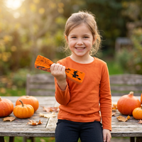 Jouet Squishy Bâton de Beurre Halloween 13,5 cm, à Remontée Lente, Texture Douce et Humide, Jouet Sensoriel Anti-Stress à Presser pour Enfants et Adultes