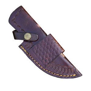 Custom OEM Hand Stitched High Quality Closure Leather Modern Knife Holster <b>Belt</b> Loop Hunting Camping Tactical EDC Low MOQ - Product Image 1