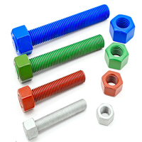 Fabricants de vente chaude directement entièrement filetés boulons en PTFE téflonés goujons écrous Double face M10 M8 M12 boulons de bielle