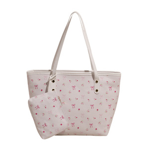 <span class=keywords><strong>Sac</strong></span> fourre-tout en PU imperméable avec fermeture éclair et nœud pour <span class=keywords><strong>femme</strong></span>, design de niche, <span class=keywords><strong>sac</strong></span> à bandoulière pour <span class=keywords><strong>ordinateur</strong></span> portable, idéal pour les étudiantes - Product Image 5