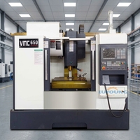 Fresadora CNC de 3 Ejes de Alta Precisión con Motor de un Solo Husillo BT40, VMC650, Centro de Mecanizado Vertical