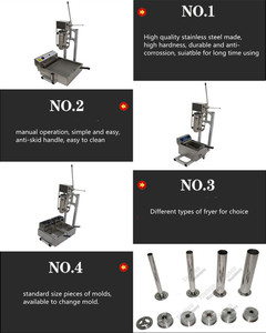 Freidora de Churros a Gas Portátil y Máquina <span class=keywords><strong>para</strong></span> Churros <span class=keywords><strong>para</strong></span> el Hogar o Pequeños Negocios - Product Image 6