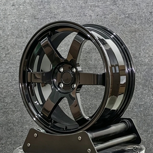 Jantes en alliage forgées monobloc personnalisées, couleur noire, 5 branches, pour Rays Te37 VW Golf Toyota <span class=keywords><strong>Aygo</strong></span> Skoda Octavia - Product Image 6