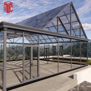 <span class=keywords><strong>Casa</strong></span> de Cristal Independiente de Diseño Chino Moderno - Invernadero Estilo Poligonal, Venta Directa de Fábrica para Uso en Jardín de Villa - Product Image 2