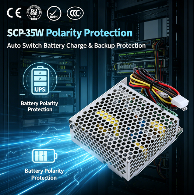 Adjustable Power Supply 35W 110V 220V AC to DC 13.8V 27.6V Battery Charge Switching Power Supply With UPS Function