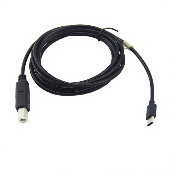 Custom Pure Copper Type C Male to USB B Male Printer Data Cable