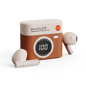 Sound by kfg หูฟัง TWS กล้อง5.3 BT จอแสดงผลดิจิตอลเคสหนังเสียงไฮไฟ - Product Image 5