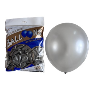 High Quality Low MOQ 10 Bags 10inch 2.2g Pearly Shiny Metallic Gold Silver Rose Gold Latex <b>Balloons</b> Single Custom Logo - Product Image 4