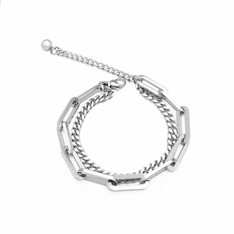 GCH stainless steel bracelet titanium steel jewelry fashion simple European and American popular bracelet fashion trend