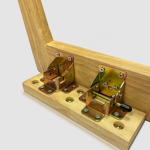 Charnière pliante en acier de style traditionnel pour table de cuisine et pieds de chaise de salon avec frein - Product Image 5
