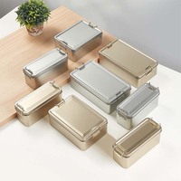 Boîte en métal personnalisée pour tiramisu, boîte de conserve alimentaire avec fermeture hermétique pour gâteaux, bonbons, desserts, gâteaux aux fruits, chocolat, biscuits, boîte cadeau