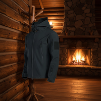 En stock, veste tactique de haute qualité pour homme, anti-rétrécissement, légère, imperméable, uniforme de randonnée pour l'hiver, fermeture éclair pour adultes