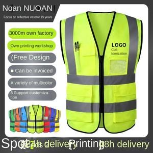 سترة أمان عاكسة مقاومة للماء عالية الجودة للجنسين، متوافقة مع معايير ANSI الفئة 2 وEN ISO الفئة 2، مناسبة للقيادة والنظافة وحركة المرور - Product Image 2