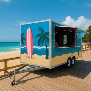 Cocktail Bar Modern Legal Drink Shop Street Food Truck <b>Hot</b> Dog Vending Cart Mobile Beverage Trailer - Product Image 4