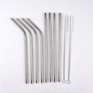 Оптовая Продажа Красочные Портативные многоразовые металлические соломинки из нержавеющей стали набор - Product Image 2