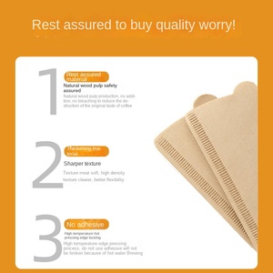 Novelty Design Hand-brew <strong>Coffee</strong> Paper Filter <strong>V</strong> Shaped <strong>60</strong> Wood Pulp Made in China <strong>V</strong> Shaped 01 <strong>V</strong> Shaped 02 <strong>Coffee</strong> Filters Paper - Product Image 4