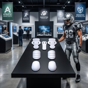 Men's American Football Hip Knee <b>Thigh</b> <b>Pads</b> Set Padded Protection Gear Fitted Adult All Seasons Team Numbers Front Logo - Product Image 1