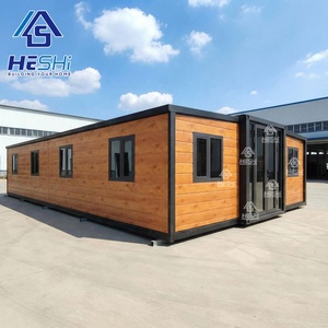 Maison préfabriquée extensible en conteneur de 20 pieds, 30 pieds, 40 pieds, structure préfabriquée, maison à 2, 4, 5 chambres, casa contenedor - Product Image 1