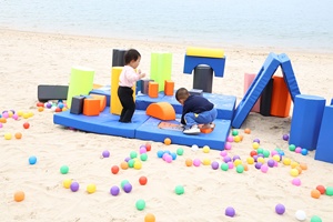 مجموعة وسائد رغوية قابلة للتحويل للأطفال للعب في الهواء الطلق وغرف النوم، وسائد هوائية للظهر ووسائد للجلوس - Product Image 6