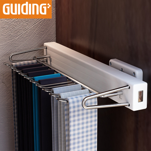 Meilleur Hommes Sortir Armoire <span class=keywords><strong>Cintre</strong></span> Coulissant Porte-Cravate Armoire Placard Porte Suspendu Porte-Cravate - Product Image 6