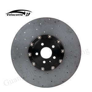 Rotores de cerámica de carbono de fibra larga de freno automático de gran oferta al por mayor 355/360/380/400mm para Porsche <span class=keywords><strong>Tycan</strong></span> 971 911 718 Cayenne bmw audi - Product Image 2