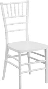 Sedia Chiavari Bianca di Lusso Impilabile per Matrimoni ed Eventi, Sedia Chavari in Plastica Versatile per Hotel, Banchetti <span class=keywords><strong>e</strong></span> Sale da Pranzo - Product Image 2