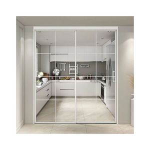 Vente directe du fabricant, <span class=keywords><strong>porte</strong></span> coulissante commerciale robuste pour balcon et cour, <span class=keywords><strong>porte</strong></span> coulissante en aluminium à double vitrage - Product Image 3