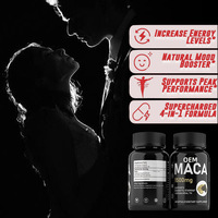 Vente en gros directe d'usine, 60 capsules de complément alimentaire, Maca noire, capsules alimentaires nourrissantes pour adultes, améliore la force musculaire