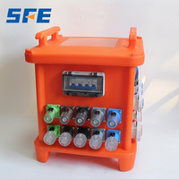 Boîtier de distribution d'alimentation extérieur étanche SFE, anti-poussière, avec prise 3 broches, boîtier de distribution électrique industriel pour extérieur