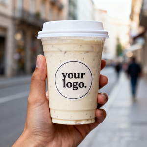 Vaso de Plástico Transparente Personalizado con Logotipo para Bebidas Frías, Té <span class=keywords><strong>Boba</strong></span>, Café, con Tapa, 8, 12, 16, 32 oz, Venta al por Mayor - Product Image 3