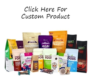 Sachet d'emballage refermable en aluminium de qualité alimentaire avec fermeture éclair pour barres céréalières, <span class=keywords><strong>granola</strong></span> et porridge, personnalisable avec logo - Product Image 6