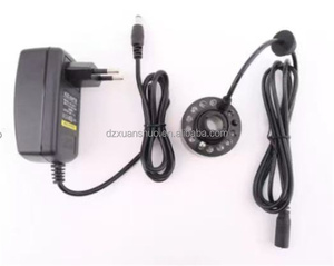 Tête d'atomiseur mini humidificateur brumisateur ultrasonique DC24V, nébuliseur à 12 têtes pour fontaine d'eau et bassin - Product Image 6