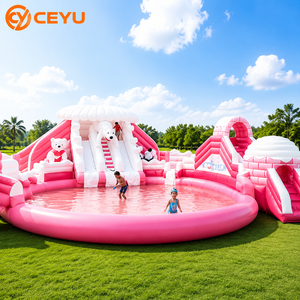 Ceyu Toboggan aquatique gonflable commercial portable d'extérieur, équipement de <span class=keywords><strong>parc</strong></span> aquatique, combo <span class=keywords><strong>piscine</strong></span>, vente en gros d'usine, sur mesure - Product Image 1